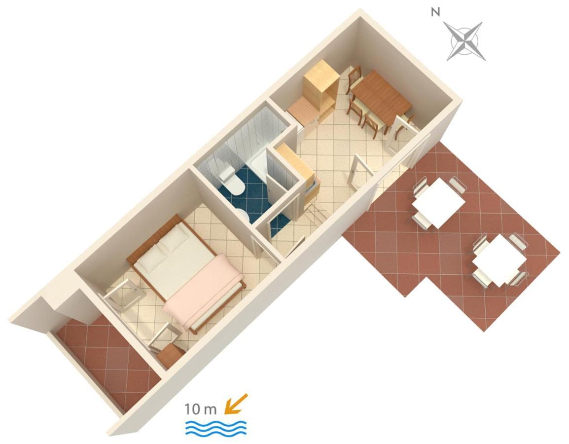 Apartment Pokrivenik 5231B Gdinj Exteriör bild
